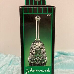 Genuine Crystal Shamrock Bell